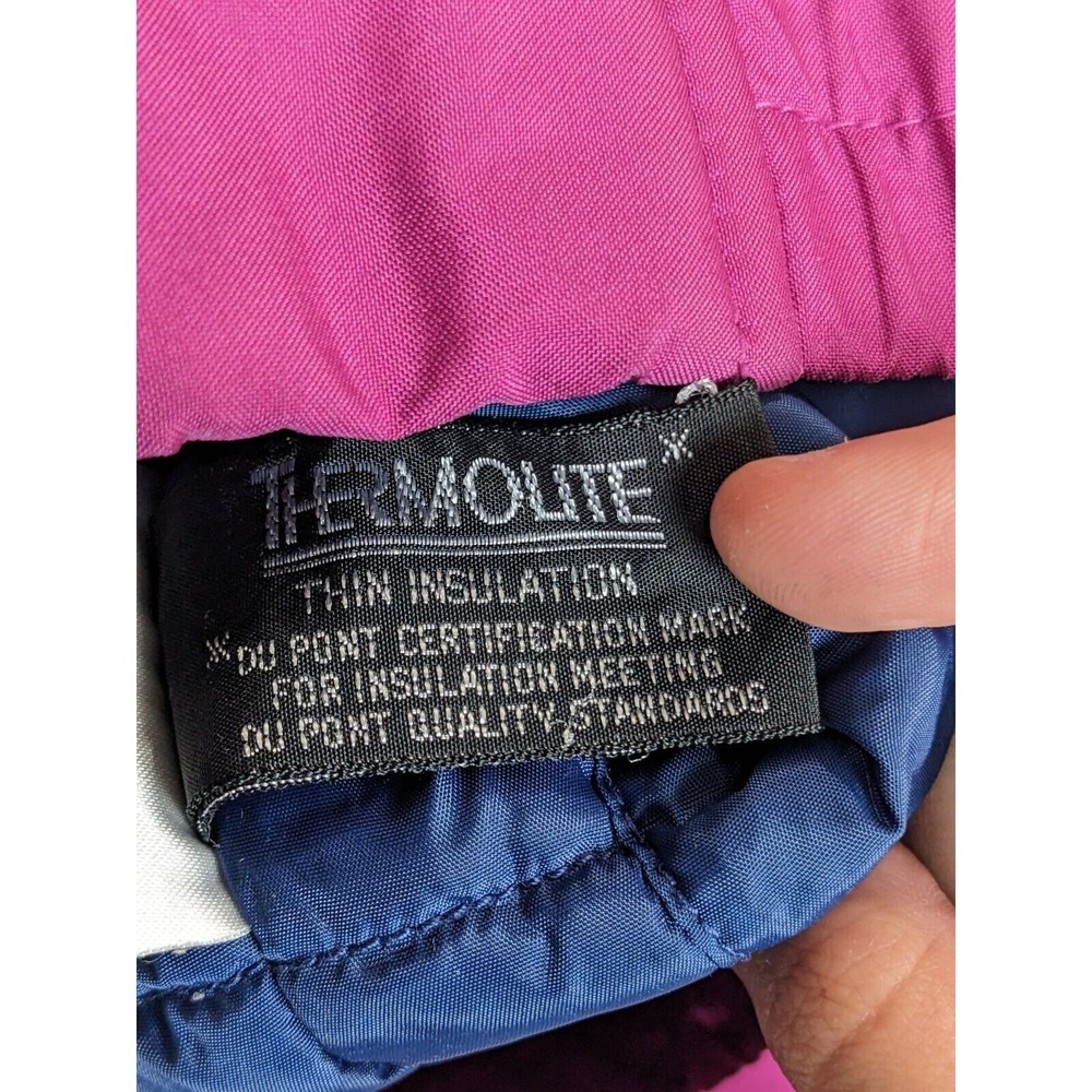 North Face Fall Line Womens Coat Size M Gore Tex Thermolite Polyester Purple - Picture 6 of 16